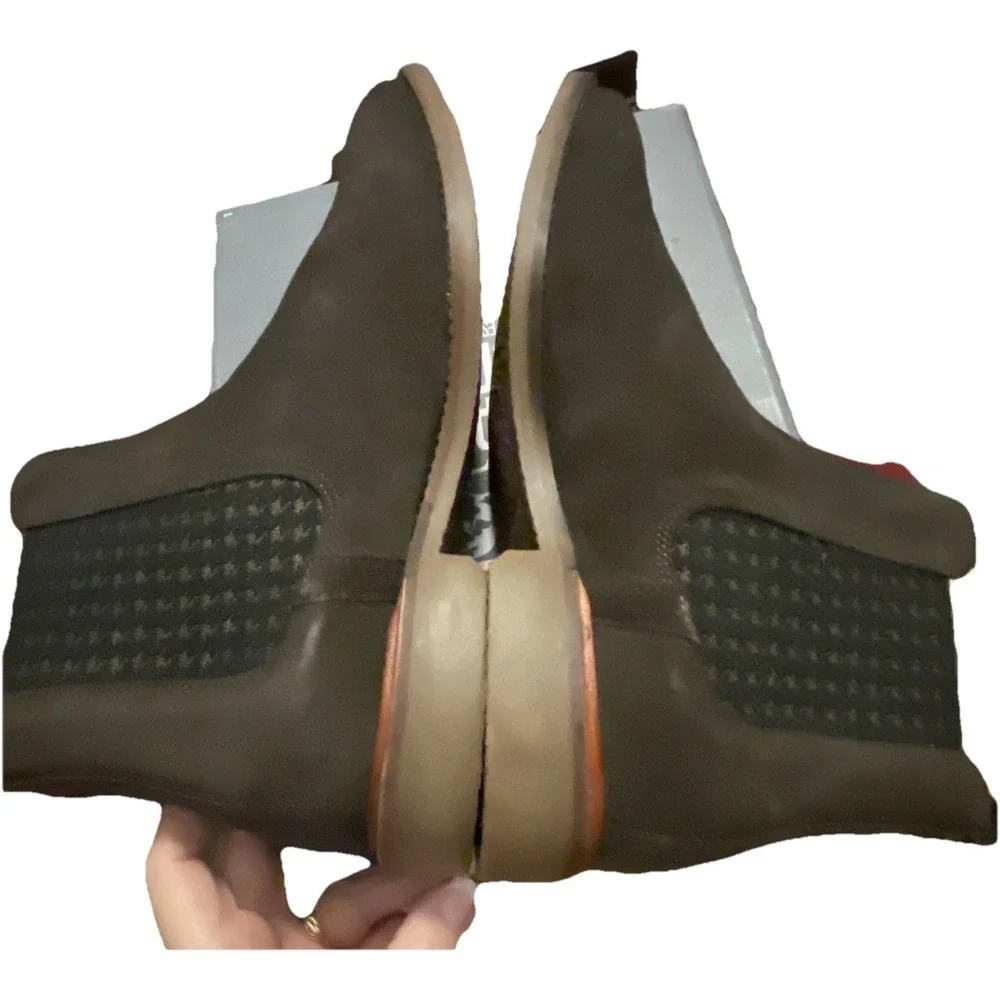 Stacy Adams‎ Gabriel Men's Sz 9 M Plain Toe Chelsea Boot Brown Suede 25625-245